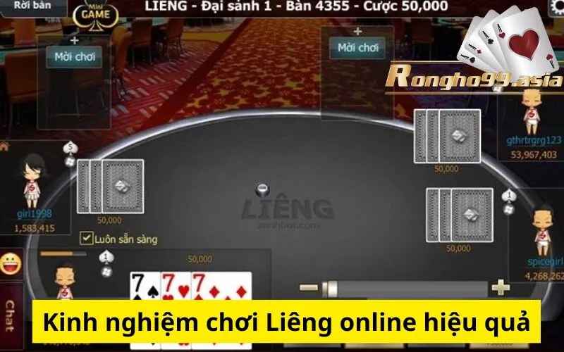 Kinh nghiệm chơi Liêng online hiệu quả